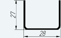 ПрофильКнауф 27х28